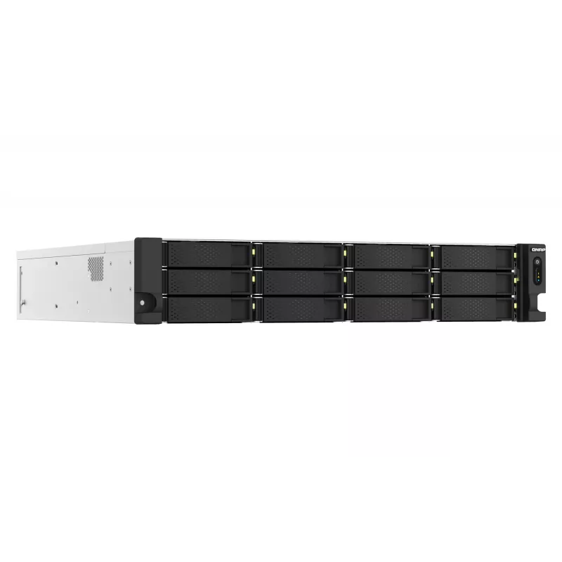 QNAP TS-H1887XU-RP NAS stelažinis (2U) Intel Xeon E E-2336 32 GB DDR4 0 TB QuTS hero Juoda, Balta