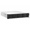 QNAP TS-H1887XU-RP NAS stelažinis (2U) Intel Xeon E E-2336 32 GB DDR4 0 TB QuTS hero Juoda, Balta