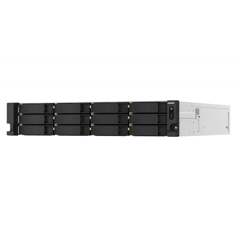 QNAP TS-H1887XU-RP NAS stelažinis (2U) Intel Xeon E E-2336 32 GB DDR4 0 TB QuTS hero Juoda, Balta