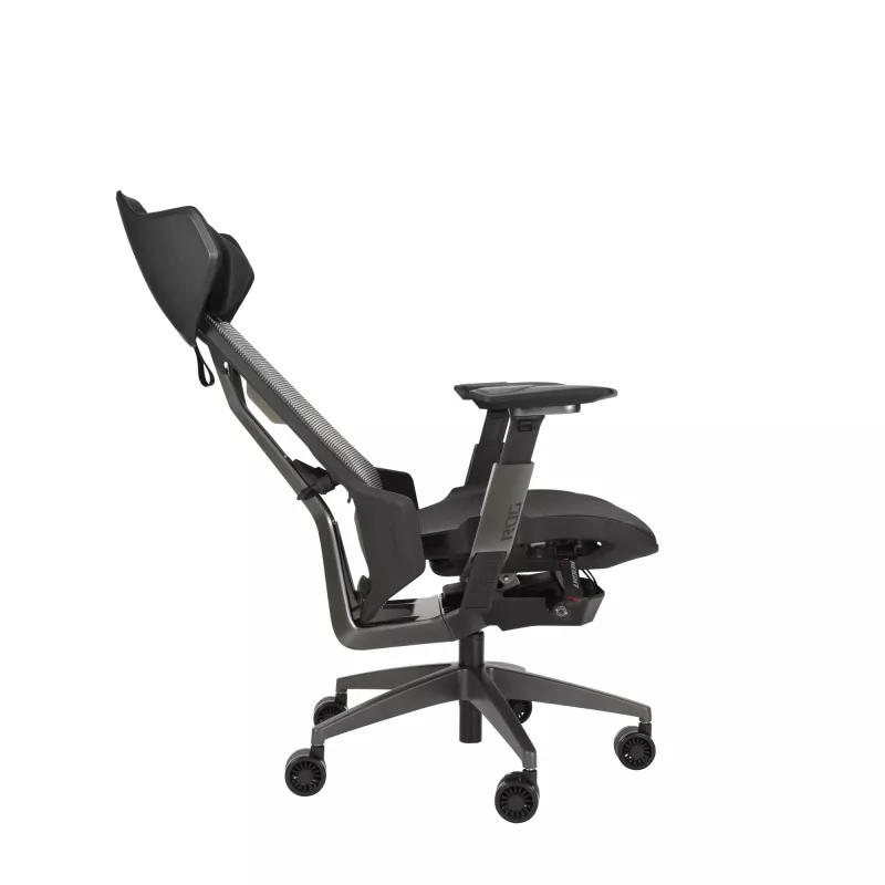 ASUS ROG Destrier Ergo tinklinė sėdynė Juoda 720mm 840mm 134cm