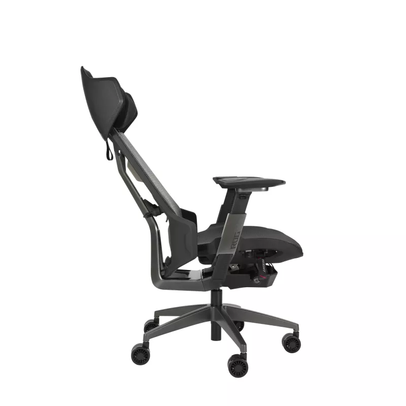 ASUS ROG Destrier Ergo tinklinė sėdynė Juoda 720mm 840mm 134cm