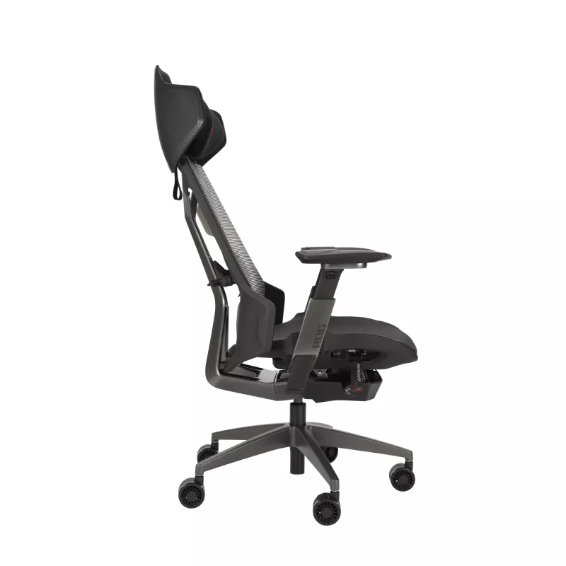 ASUS ROG Destrier Ergo tinklinė sėdynė Juoda 720mm 840mm 134cm