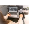 DIGITUS nešiojamojo kompiuterio stalas iki 17 colių su mobilia lizdu ir pelės kilimėliu