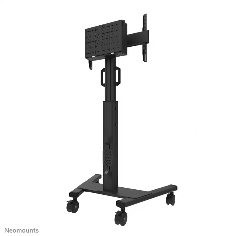 Neomounts FL50S-825BL1 mobilus grindinis stovas televizoriui 37-75 colių – TÜV, juodas, plieninis, 70 kg