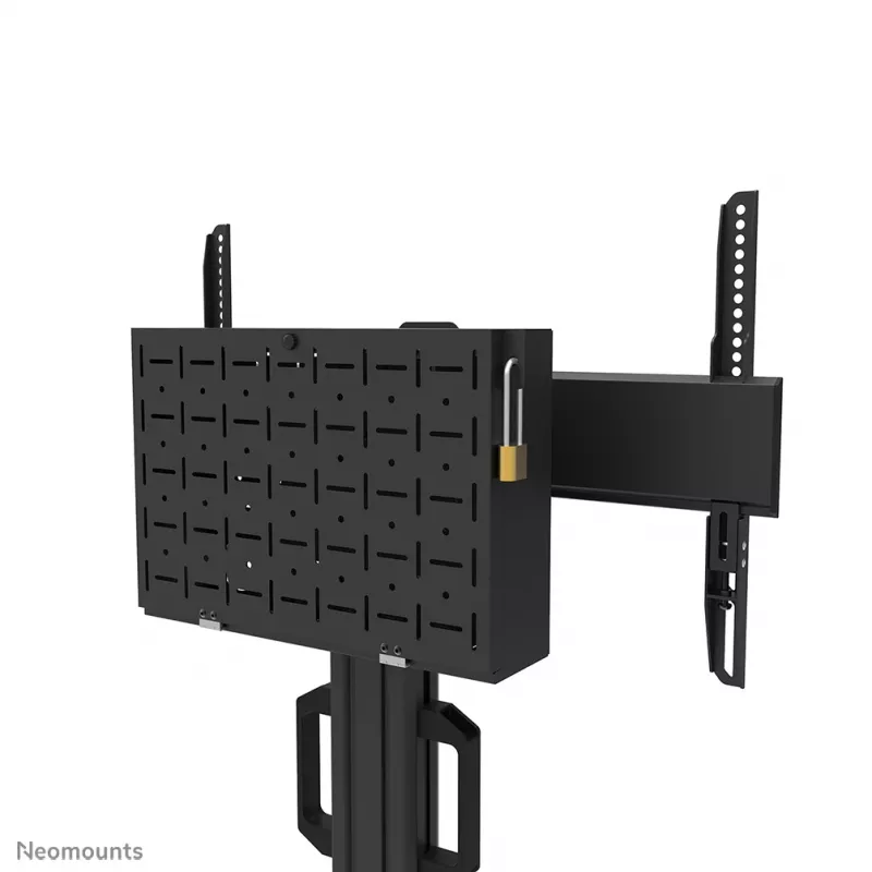 Neomounts FL50S-825BL1 mobilus grindinis stovas televizoriui 37-75 colių – TÜV, juodas, plieninis, 70 kg