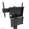 Neomounts FL50S-825BL1 mobilus grindinis stovas televizoriui 37-75 colių – TÜV, juodas, plieninis, 70 kg