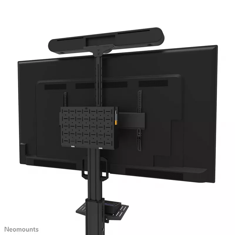 Neomounts FL50S-825BL1 mobilus grindinis stovas televizoriui 37-75 colių – TÜV, juodas, plieninis, 70 kg