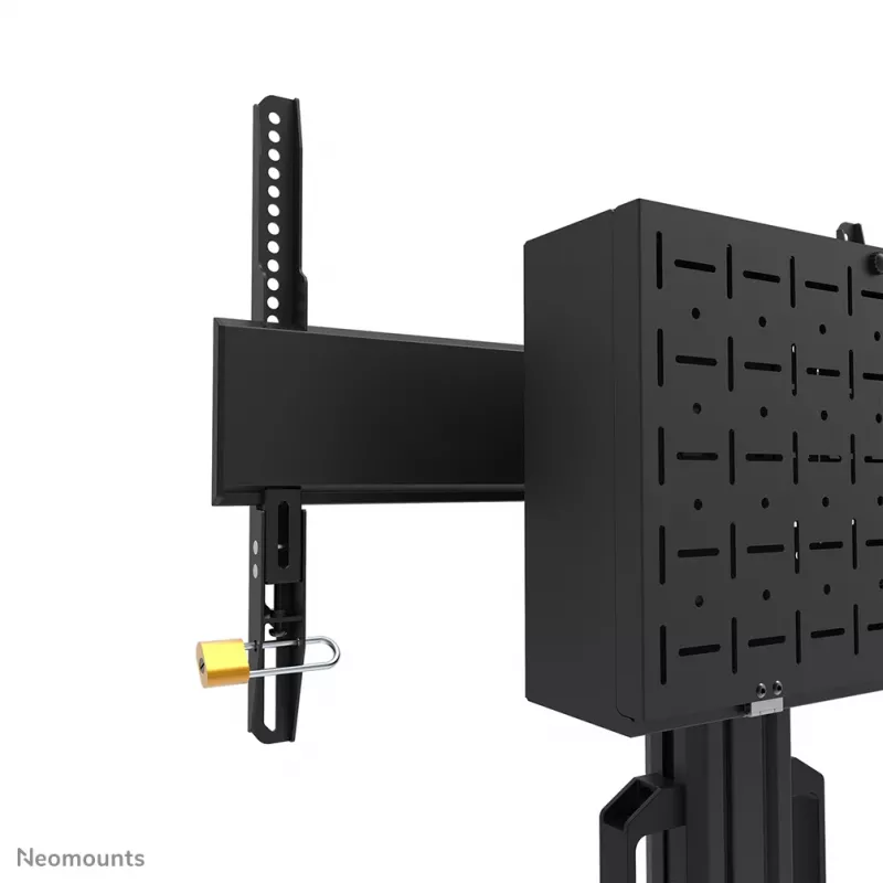 Neomounts FL50S-825BL1 mobilus grindinis stovas televizoriui 37-75 colių – TÜV, juodas, plieninis, 70 kg