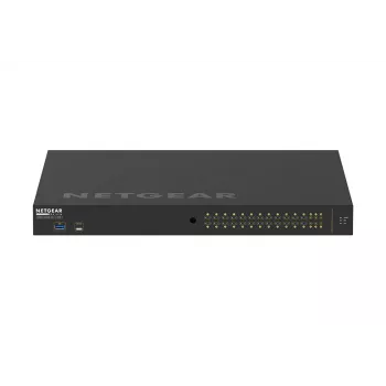 NETGEAR M4250-26G4XF-PoE+ valdomas L2/L3 Gigabit Ethernet (10/100/1000) jungiklis su PoE+ 1U juodas