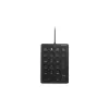 Kensington Wired Numeric Keypad, USB, 21 klavišai, nešiojamam/kompiuteriui, juoda
