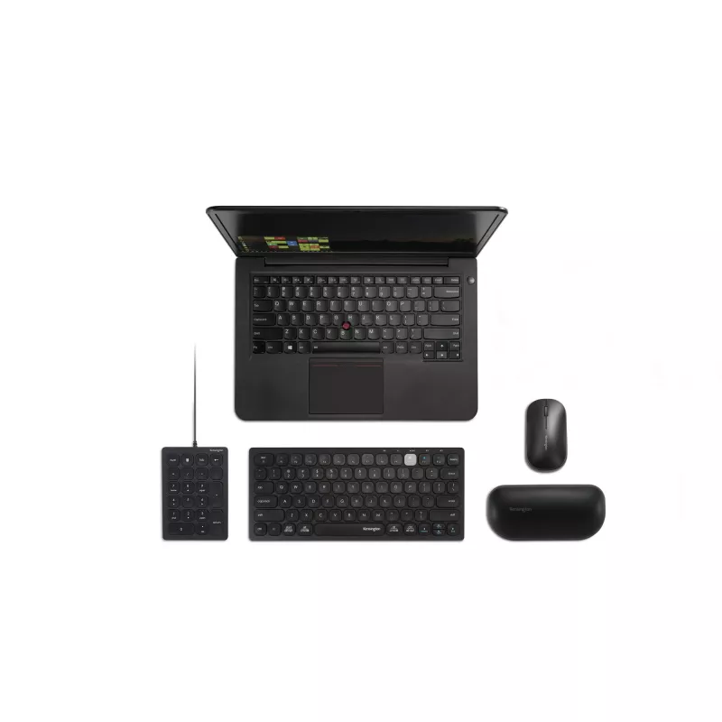 Kensington Wired Numeric Keypad, USB, 21 klavišai, nešiojamam/kompiuteriui, juoda