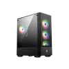 Korpusas MSI MAG FORGE 112R Midi Tower Juodas su Grūdintu Stiklu, 3x120mm Priekiniai Ventiliatoriai, ATX/Micro-ATX/Mini-ITX