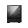 Korpusas MSI MAG FORGE 112R Midi Tower Juodas su Grūdintu Stiklu, 3x120mm Priekiniai Ventiliatoriai, ATX/Micro-ATX/Mini-ITX