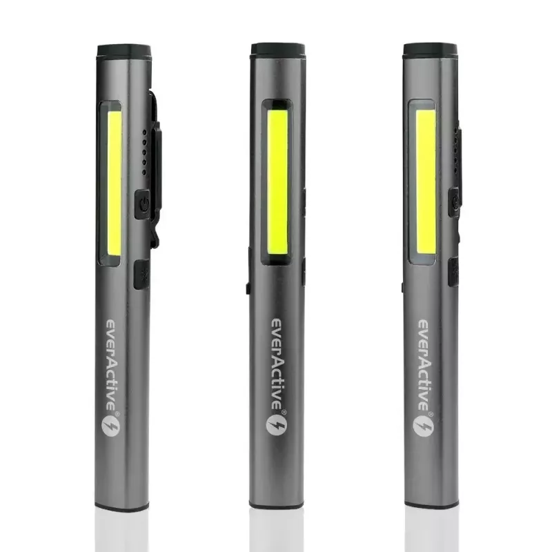 Įkraunama ličio jonų baterija everActive PL-350R 3500mAh 3,7V žibintuvėliams ir nešiojamiems įrenginiams, IP54, aliumininis korpusas