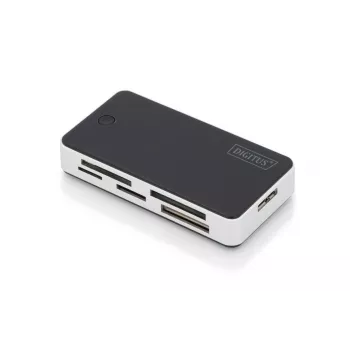 DIGITUS USB 3.0 kortelių skaitytuvas, palaiko MS/SD/SDHC/MiniSD/M2/CF/MD/SDXC korteles, 1 m USB A laidas
