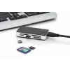 DIGITUS USB 3.0 kortelių skaitytuvas, palaiko MS/SD/SDHC/MiniSD/M2/CF/MD/SDXC korteles, 1 m USB A laidas