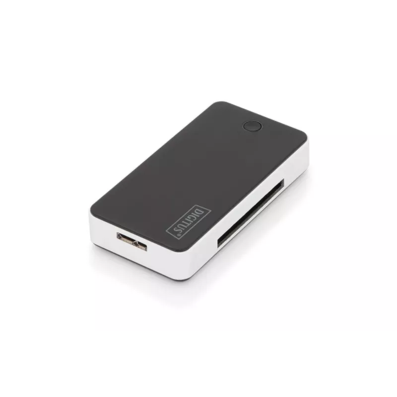 DIGITUS USB 3.0 kortelių skaitytuvas, palaiko MS/SD/SDHC/MiniSD/M2/CF/MD/SDXC korteles, 1 m USB A laidas