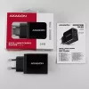 Sieninis įkroviklis AXAGON ACU-QS24 2x USB QC3.0/AFC/FCP + 5V-1,2A 24W