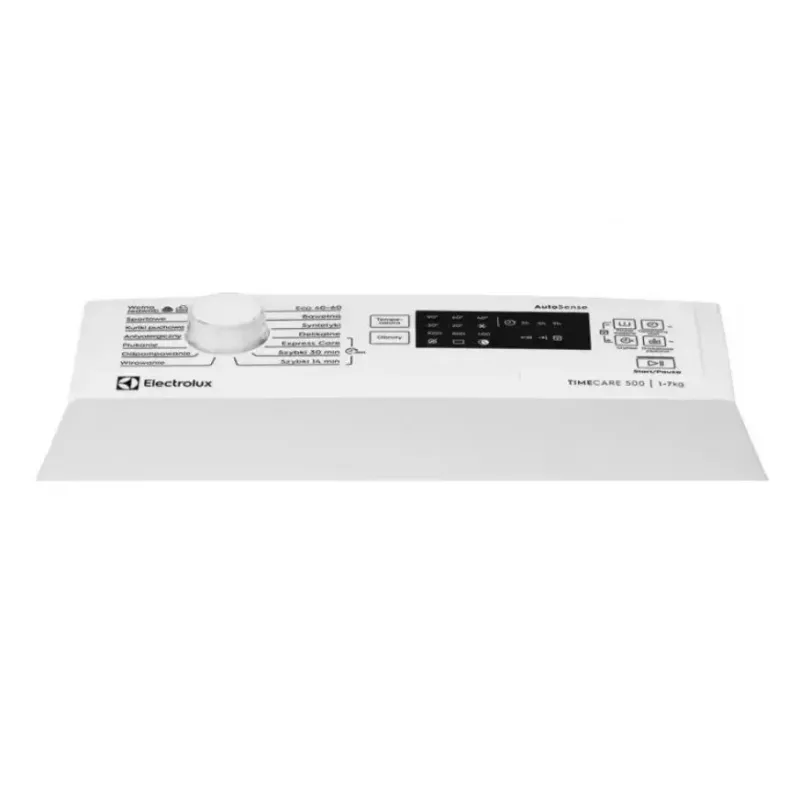 Skalbimo mašina su viršutiniu pakrovimu Electrolux EW5TN1507FP – 7 kg, 1000 aps./min., 42 l būgnas, LCD ekranas, balta