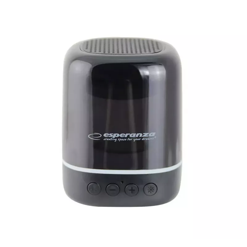 Nešiojamas garsiakalbis ESPERANZA EP154, 3W RMS, Bluetooth 5.0, MicroSD, FM, 4 h grojimo, Juodas