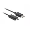 LANBERGA DisplayPort(m) V1.1 → HDMI(m) laidas 1,8 m juodas