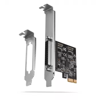 „Axagon PCEA-P1N“ PCIe – 1x lygiagretusis prievadas su SP ir LP adapteriu