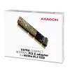 Axagon PCEM2-1U PCIe x16/x8/x4 – M.2 NVMe M-rakto lizdo adapteris 1U