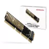 Axagon PCEM2-1U PCIe x16/x8/x4 – M.2 NVMe M-rakto lizdo adapteris 1U