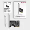 Axagon PCES-SA4X4 PCIe valdiklis - 4x vidiniai SATA 6G prievadai, ASM1164, SP & LP