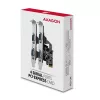 Axagon PCEA-S4N PCIe adapteris 4x RS-232 250 kbps su SP ir LP laikikliais
