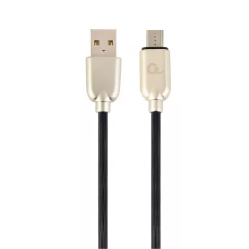GEMBIRD Premium Rubber Micro-USB Įkrovimo ir Duomenų Laidas 2m - Juodas