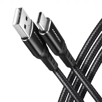 Axagon BUCM-AM10AB aukštos kokybės USB-C – USB-A laidas 1 m