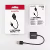 Išorinis USB garso adapteris AXAGON ADA-12 su 1x 3,5 mm lizdu ausinėms ir mikrofonui