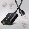 Išorinis USB garso adapteris AXAGON ADA-12 su 1x 3,5 mm lizdu ausinėms ir mikrofonui