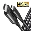 Aktyvus USB-C → HDMI 2.0a laidas Axagon RVC-HI2MC, 1.8 m, 4K/60Hz, HDR10