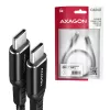 USB kabelis Axagon BUCM-CM20AB 2m USB-C juodas