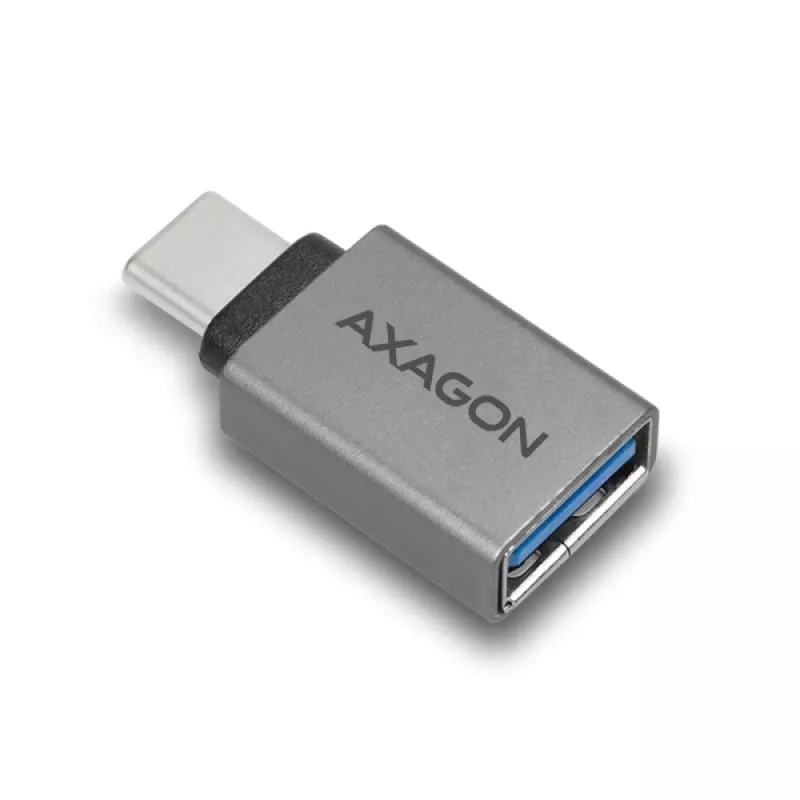 Axagon RUCM-AFA adapter USB-C (kištukas) į USB-A (lizdas), USB 3.2 Gen 2, 3A, ALU