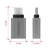 Axagon RUCM-AFA adapter USB-C (kištukas) į USB-A (lizdas), USB 3.2 Gen 2, 3A, ALU