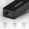 AXAGON ADE-XR USB 2.0 Type-A Fast Ethernet 10/100 adapteris, juodas, 0,023 kg