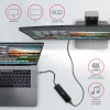 USB-C 3.2 Gen 1 šakotuvas Axagon HMC-6H4A, 4x USB-A, HDMI 4K/30Hz, PD 100W, 20cm USB-C kabelis