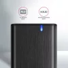 Išorinis M.2 NVMe ir SATA SSD dėklas Axagon EEM2-SB2 USB-C 3.2 Gen 2