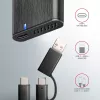 Išorinis M.2 NVMe ir SATA SSD dėklas Axagon EEM2-SB2 USB-C 3.2 Gen 2