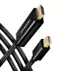 Axagon RVDM-HI14C2 Mini DisplayPort į HDMI adapterinis laidas 4K 30Hz 1,8 m