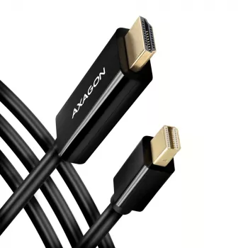 Axagon RVDM-HI14C2 Mini DisplayPort į HDMI adapterinis laidas 4K 30Hz 1,8 m