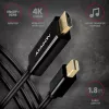 Axagon RVDM-HI14C2 Mini DisplayPort į HDMI adapterinis laidas 4K 30Hz 1,8 m