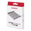 Axagon RHD-125S laikiklis 1x 2,5 colio HDD/SSD į 3,5 colio lizdą, metalinis, pilkas