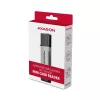 Axagon CRE-DAC USB-C + USB-A 5 Gbps MINI 2 lizdų SD/microSD kortelių skaitytuvas USB 3.0 Type-A/Type-C pilka