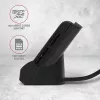 Axagon CRE-SM2 kortelių skaitytuvas USB 2.0 juodas 1,3 m laidas
