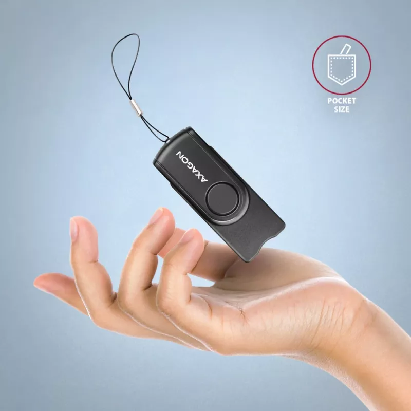 Axagon CRE-SMP2A USB Smart Card ir SD/microSD/SIM skaitytuvas, USB Type-A / USB Type-C, juodas