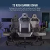 Universali žaidimų kėdė Corsair T3 RUSH 2023 Minkštas sėdėjimas Antracito pilka